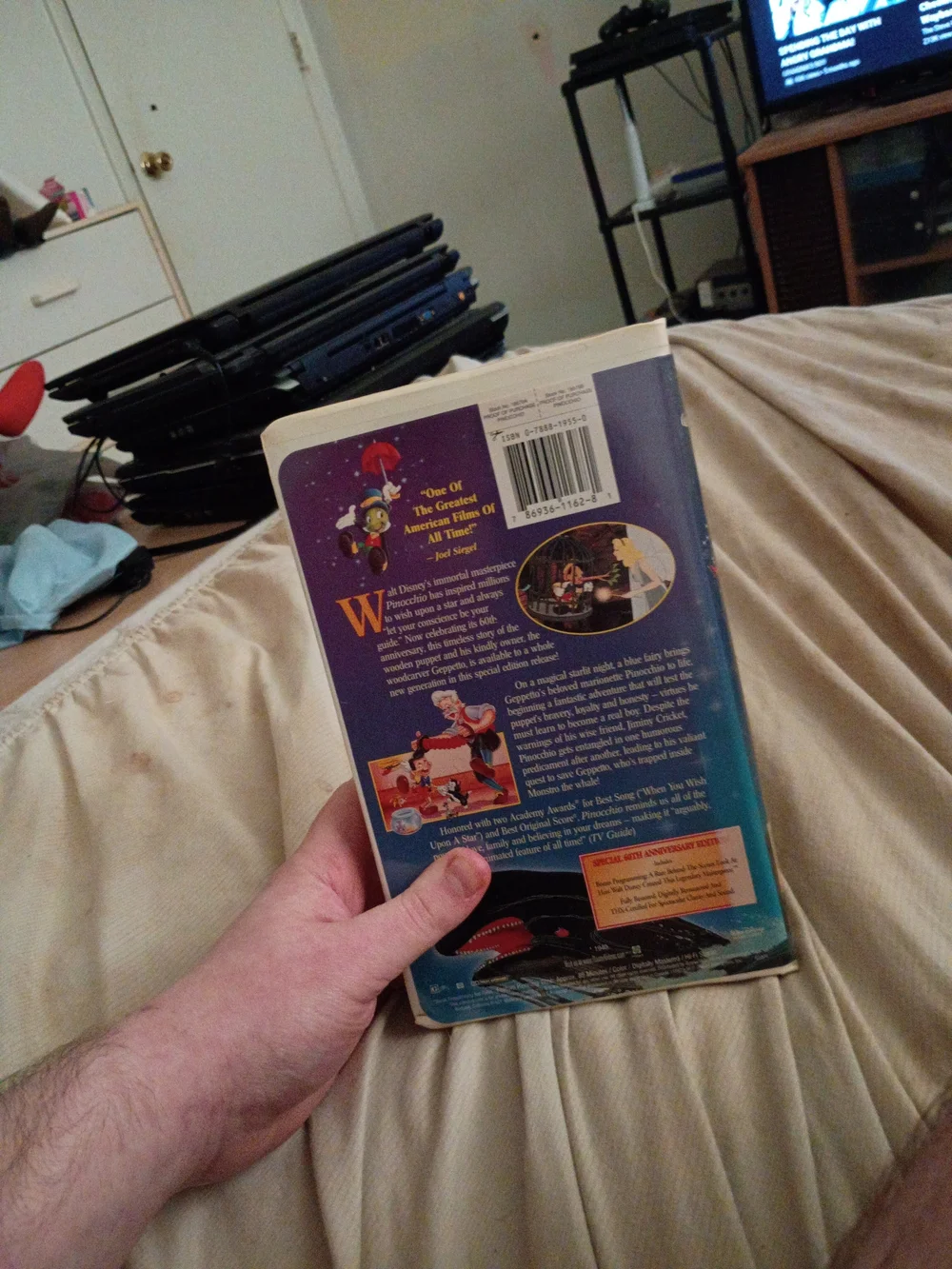 Disney Pinocchio VHS - Classic Blue Cover